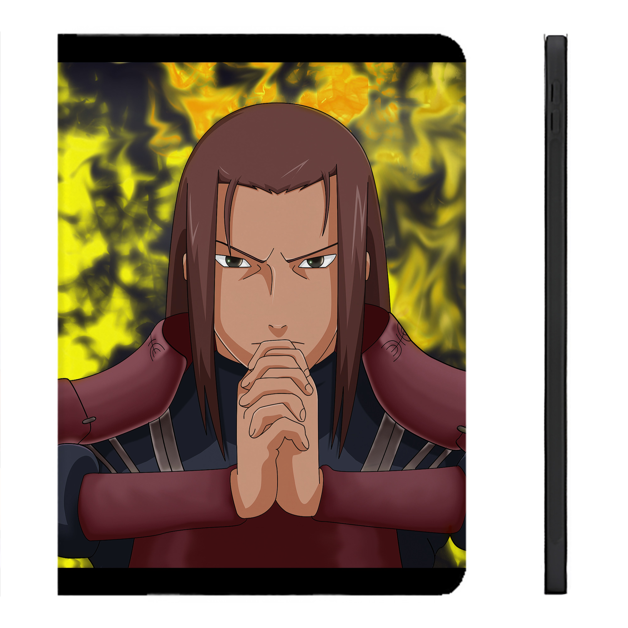 （画像用） NARUTO -ナルト- NARUTO -ナルト- 疾風伝 IPadケース ペンホルダー付き ブックスタイルデザイン